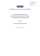 Report by the OSCE Special Representative and Co-ordinator for Combating Trafficking in Human Beings, Ambassador Madina Jarbussynova