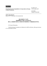 Decisión Nº 1273 del Consejo Permanente