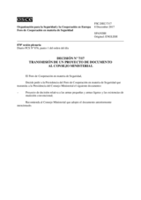 Decisión Nº 7/17 del Foro de Cooperación en materia de Seguridad