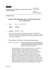 Diario de la 1171ª Sesión extraordinaria del Consejo Permanente