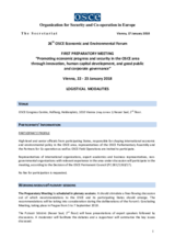 Logistical modalities 