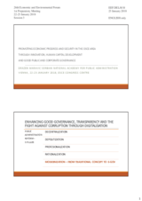 Presentation by Mr. Dražen Maravić, Director, National Academy for Public Administration