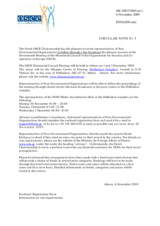 Circular note no. 5: Information for NGOs