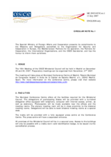 General information on the 2007 Ministerial Council