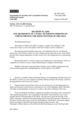 Ministerial Council Decision No. 16/04