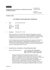 Giornale della 1173a Seduta plenaria del Consiglio permanente