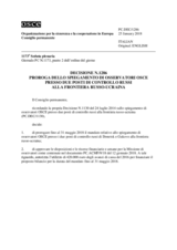 Decisione N.1286 del Consiglio permanente