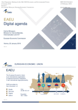 Presentation by H.E. Karine Minasyan, Member of Board, Minister in charge of Internal Markets, Information Support, Information and Communication Technology 