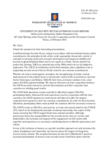 Statement by the Delegation of Norway on Security Sector and Governance Reform