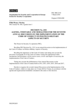 Forum for Security Co-operation Decision No. 2/18