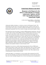 Statement by the Delegation of the United States of America in response to the update by Ambassador Martin Sajdik and to the report by Ambassador Ertugrul Apakan