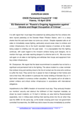 Statement by the Bulgarian EU Presidency on the Russia’s ongoing aggression against Ukraine and illegal occupation of Crimea