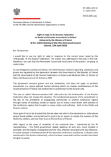 Statement by the Delegation of Poland in response to the statement by the Delegation of the Russian Federation on the desecration of monuments in Poland