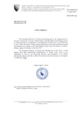 Response by the Delegation of Bosnia and Herzegovina to the Questionnaire on the Code of Conduct on Politico-Military Aspects of Security Response by the Delegation of Bosnia and Herzegovina to the Questionnaire on the Code of Conduct on Politico-Military Aspects of Security