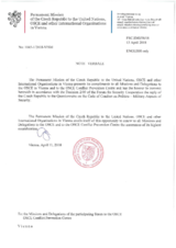 Response by the Delegation of the Czech Republic to the Questionnaire on the Code of Conduct on Politico-Military Aspects of Security Response by the Delegation of the Czech Republic to the Questionnaire on the Code of Conduct on Politico-Military Aspects of Security