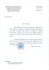 Response by the Delegation of Monaco to the Questionnaire on the Code of Conduct on Politico-Military Aspects of Security