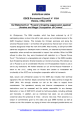 Statement by the Bulgarian EU Presidency on Russia’s ongoing aggression against Ukraine and illegal occupation of Crimea