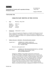 Journal of the 1184th Plenary Meeting of the Permanent Council 