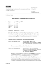 Giornale della 1184a Seduta plenaria del Consiglio permanente