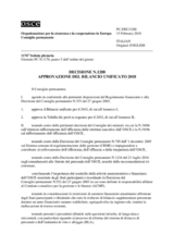 Decisione N.1288 del Consiglio permanente