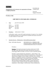 Giornale della 1180a Seduta plenaria del Consiglio permanente