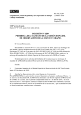 Decisión Nº 1289 del Consejo Permanente