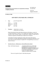 Giornale della 1183a Seduta plenaria del Consiglio permanente