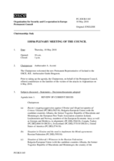 Journal of the 1185th Plenary Meeting of the Permanent Council 