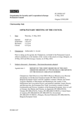 Journal of the 1187th Plenary Meeting of the Permanent Council