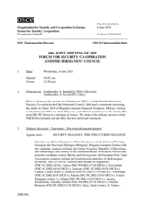 Journal of the 69th Joint Meeting of the Forum for Security Co-operation and the Permanent Council