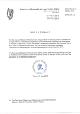 Response by the Delegation of Ireland to the Questionnaire on Anti-Personnel Mines and Explosive Remnants of War Response by the Delegation of Ireland to the Questionnaire on Anti-Personnel Mines and Explosive Remnants of War