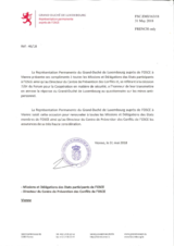 Response by the Delegation of Luxembourg to the Questionnaire on Anti-Personnel Mines and Explosive Remnants of War Response by the Delegation of Luxembourg to the Questionnaire on Anti-Personnel Mines and Explosive Remnants of War