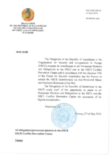 Response by the Delegation of Kazakhstan to the Questionnaire on Anti-Personnel Mines and Explosive Remnants of War Response by the Delegation of Kazakhstan to the Questionnaire on Anti-Personnel Mines and Explosive Remnants of War