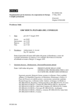 Giornale della 1186a Seduta plenaria del Consiglio permanente