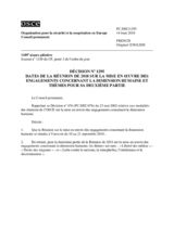 Décision No 1295 du Conseil permanent