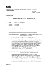 Diario de la 1190ª Sesión plenaria del Consejo Permanente 
