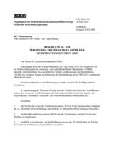 Beschluss Nr. 3/18 des Forums für Sicherheitskooperation