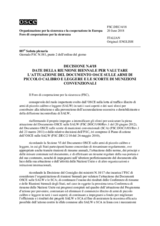 Decisione N.4/18 del Foro di cooperazione per la sicurezza