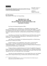 Beschluss Nr. 1/18 des Forums für Sicherheitskooperation