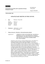 Journal of the 1193rd Plenary Meeting of the Permanent Council