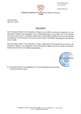 Information Exchange by the Delegation of Cyprus on Conventional Arms Transfer Information Exchange by the Delegation of Cyprus on Conventional Arms Transfer