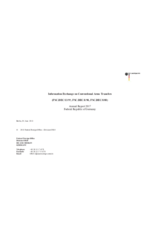 Information Exchange by the Delegation of Germany on Conventional Arms Transfer Information Exchange by the Delegation of Germany on Conventional Arms Transfer