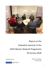 Report on the Evaluation Seminar of the OSCE Mentor Network Programme 