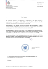 Response by the Delegation of Liechtenstein to the Questionnaire on Participating States’ Policy and/or National Practices and Procedures for the Export of Conventional Arms and Related Technology Response by the Delegation of Liechtenstein to the Questionnaire on Participating States’ Policy and/or National Practices and Procedures for the Export of Conventional Arms and Related Technology