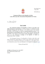 Response by the Delegation of Serbia to the Questionnaire on Participating States’ Policy and/or National Practices and Procedures for the Export of Conventional Arms and Related Technology Response by the Delegation of Serbia to the Questionnaire on Participating States’ Policy and/or National Practices and Procedures for the Export of Conventional Arms and Related Technology