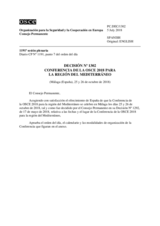 Decisión Nº 1302 del Consejo Permanente