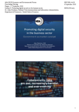 Presentation by Mr. Allan Friedman, Director of Cybersecurity Initiatives, National Telecommunications and Information Administration, Department of Commerce