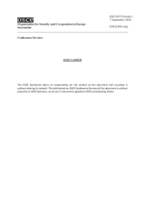 Statement by Mr. Malcolm Johnson