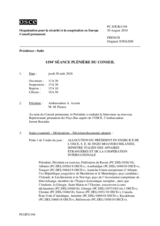 Journal de la 1194ème séance plénière du Conseil