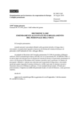 Decisione N.1305 del Consiglio permanente